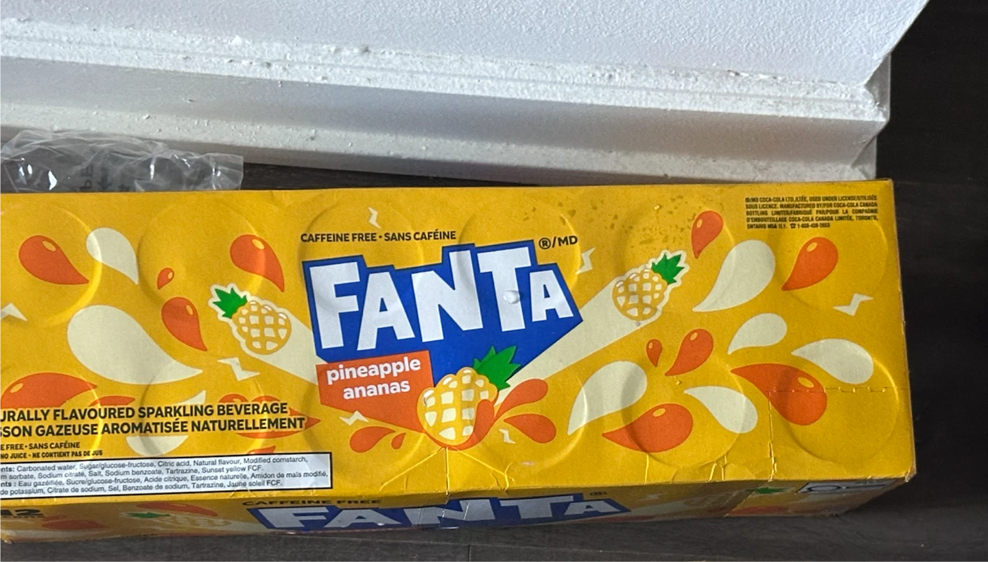 Fanta Pineapple Sparkling Beverage 12-Pack