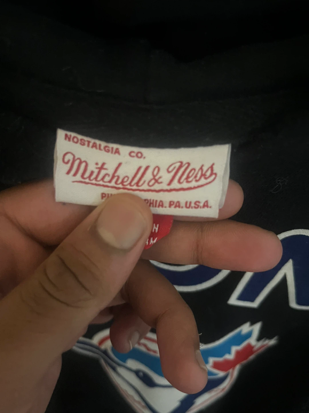 Mitchell & Ness Toronto Blue Jays Hoodie size s - photo 3