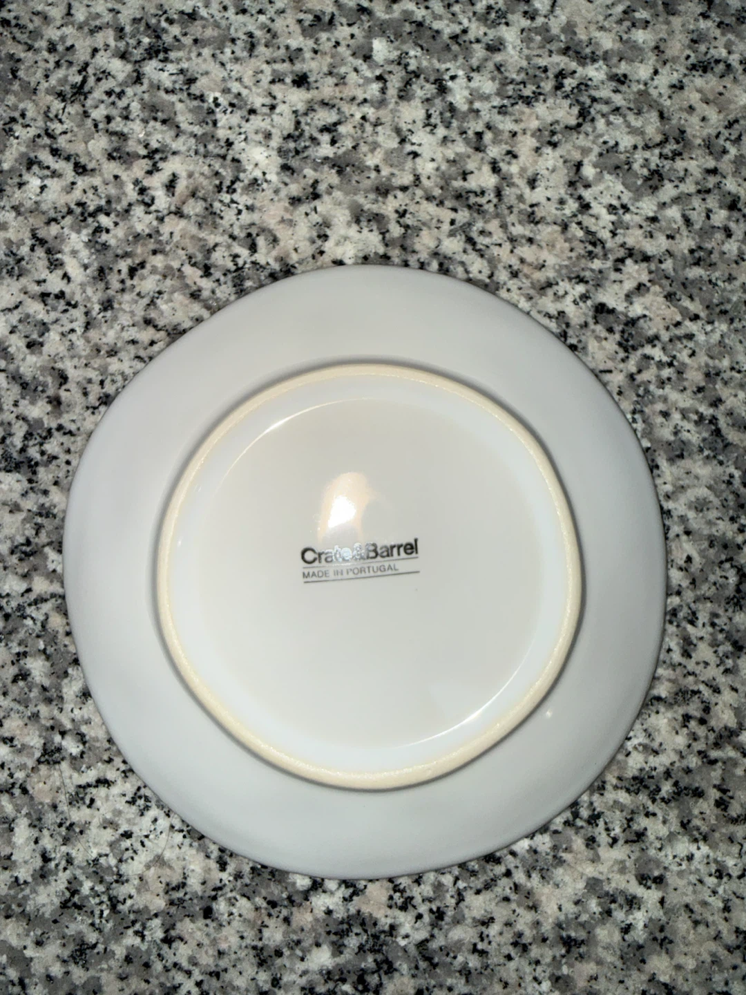 Set of 4 Crate & Barrel Saucers Marin