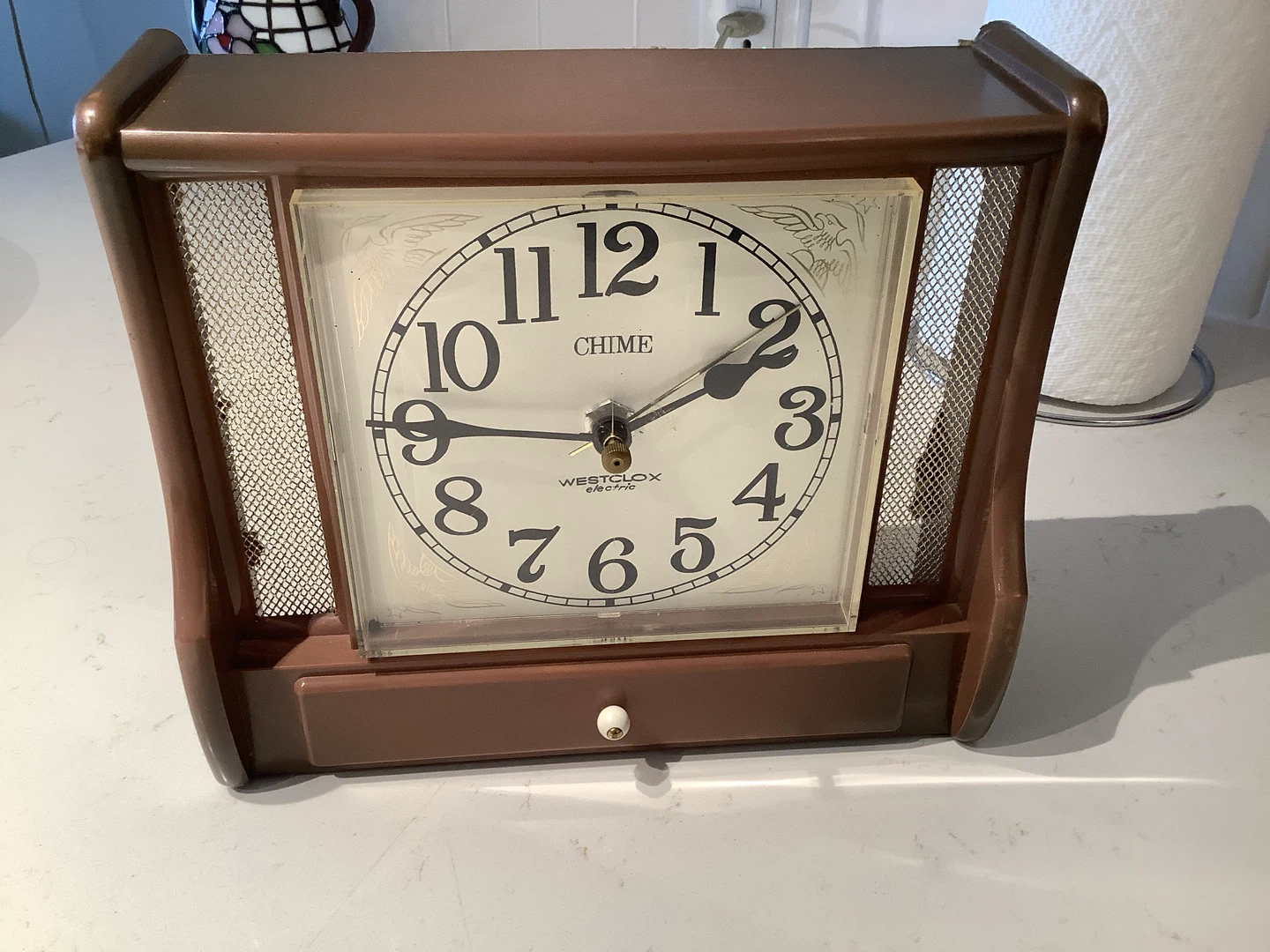 Vt MCM Westclox Electric Wall Chime Clock 🐞