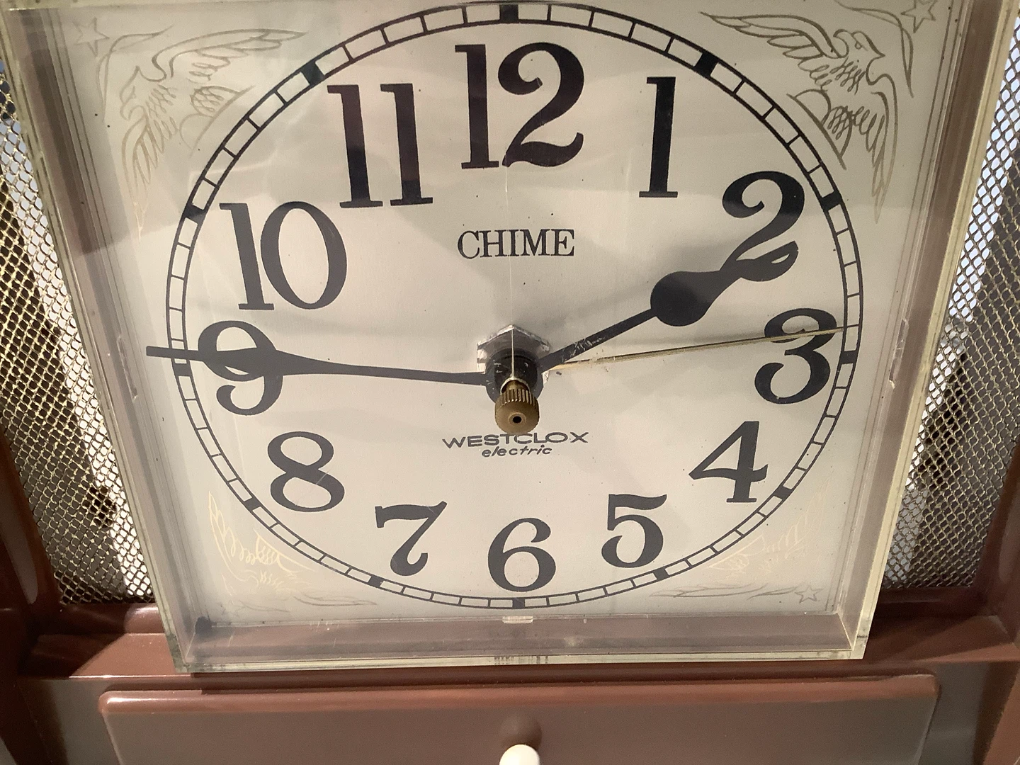 Vt MCM Westclox Electric Wall Chime Clock 🐞 - photo 2