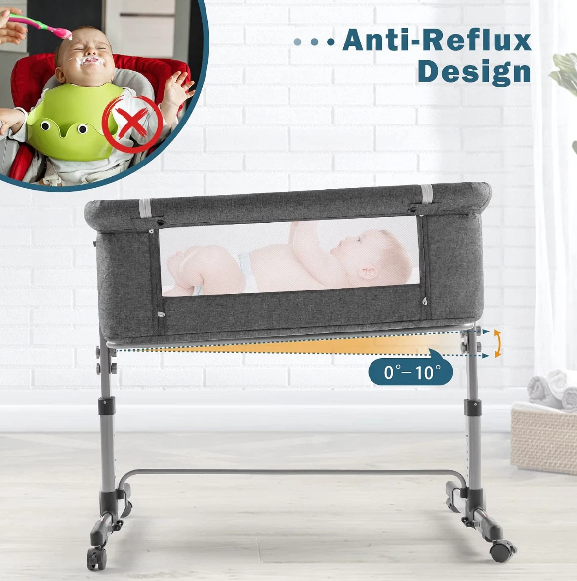 Adjustable Baby Bedside Sleeper - photo 4