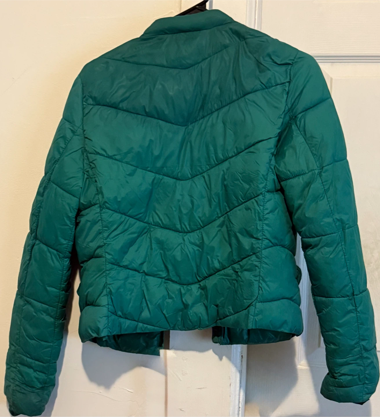 Bershka Green Puffer Jacket - photo 2