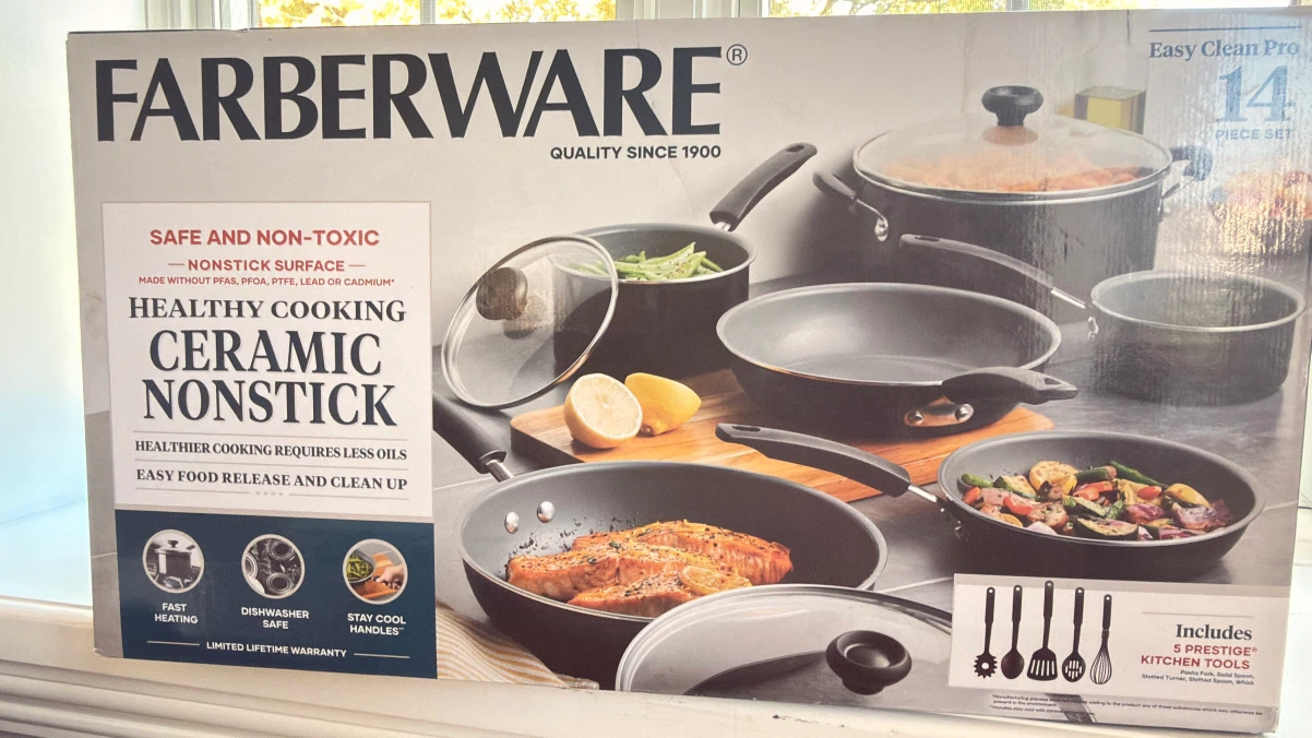 Farberware Easy Clean Pro 14-Piece Cookware Set - photo 2