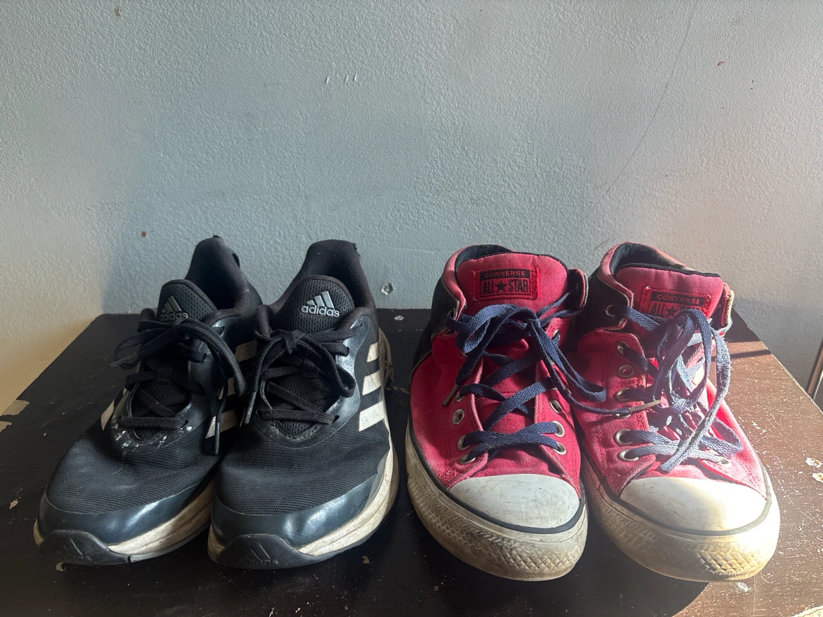 Adidas and Converse shoes bundle