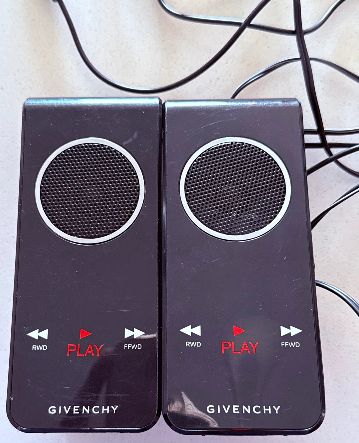 LIMITED EDITION • Authentic Designer GIVENCHY USB Speakers