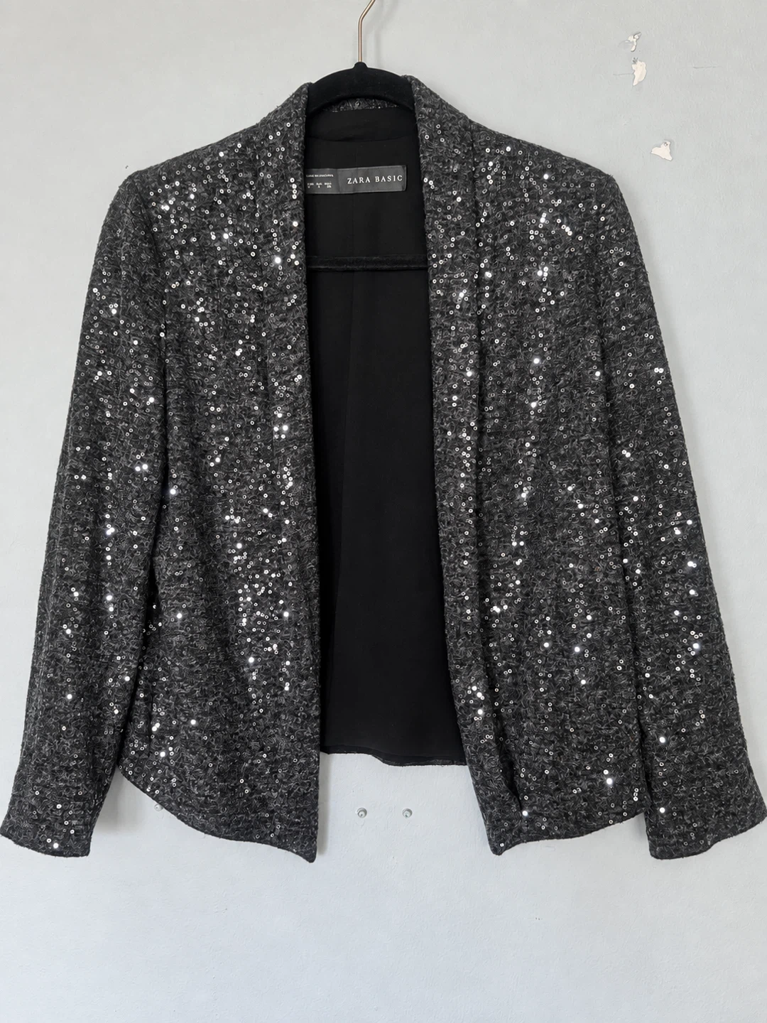 Zara Basic Sequin Blazer - photo 3