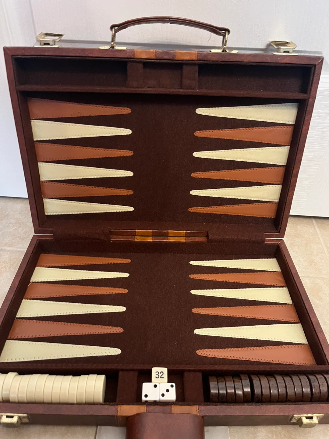 Classic Brown Backgammon Set - photo 2