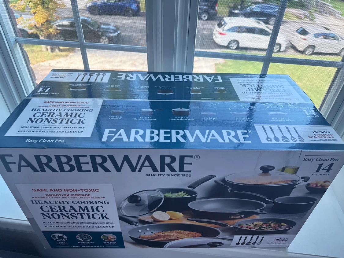 Farberware Easy Clean Pro 14-Piece Cookware Set - photo 4