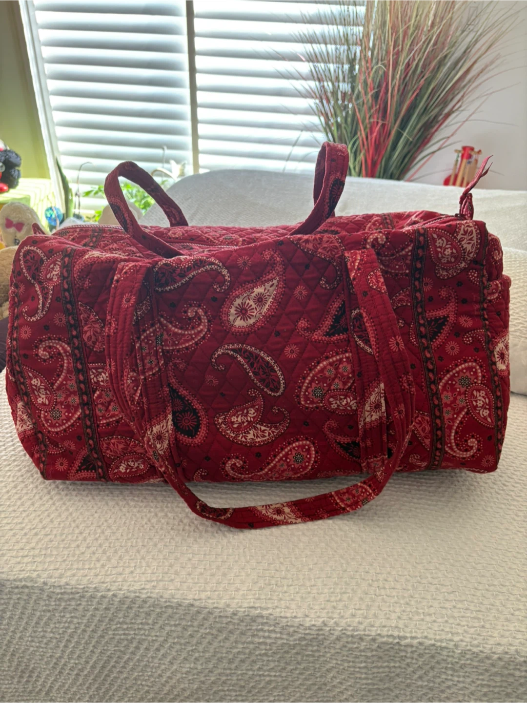 Vintage Vera Bradley large travel duffel bag - photo 2