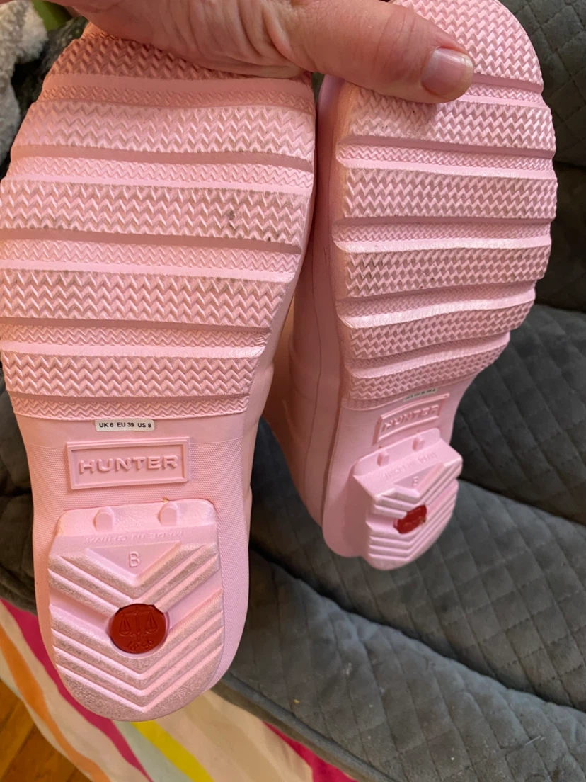 Hunter Original Short Iridescent Rain Boots Pink - photo 4