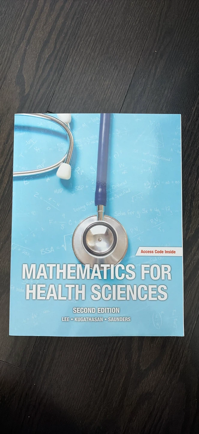 Mathematics for Health Sciences - Second Edition