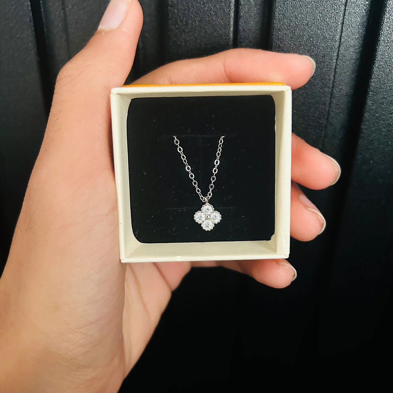 Moissanite Pendant Necklace VVS1 Moissanite Pendant Necklace - photo 4