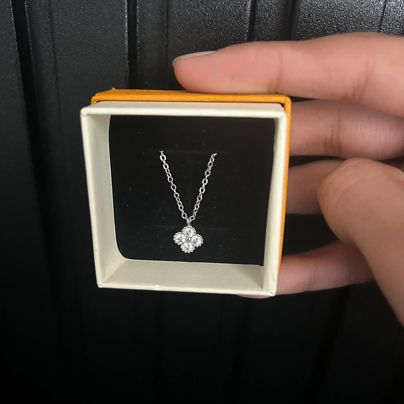 Moissanite Pendant Necklace VVS1 Moissanite Pendant Necklace - photo 5