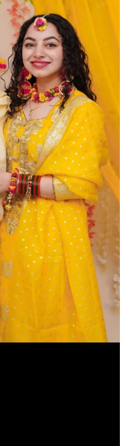 Yellow Traditional South Asian Salwar Kameez Suit - photo 2