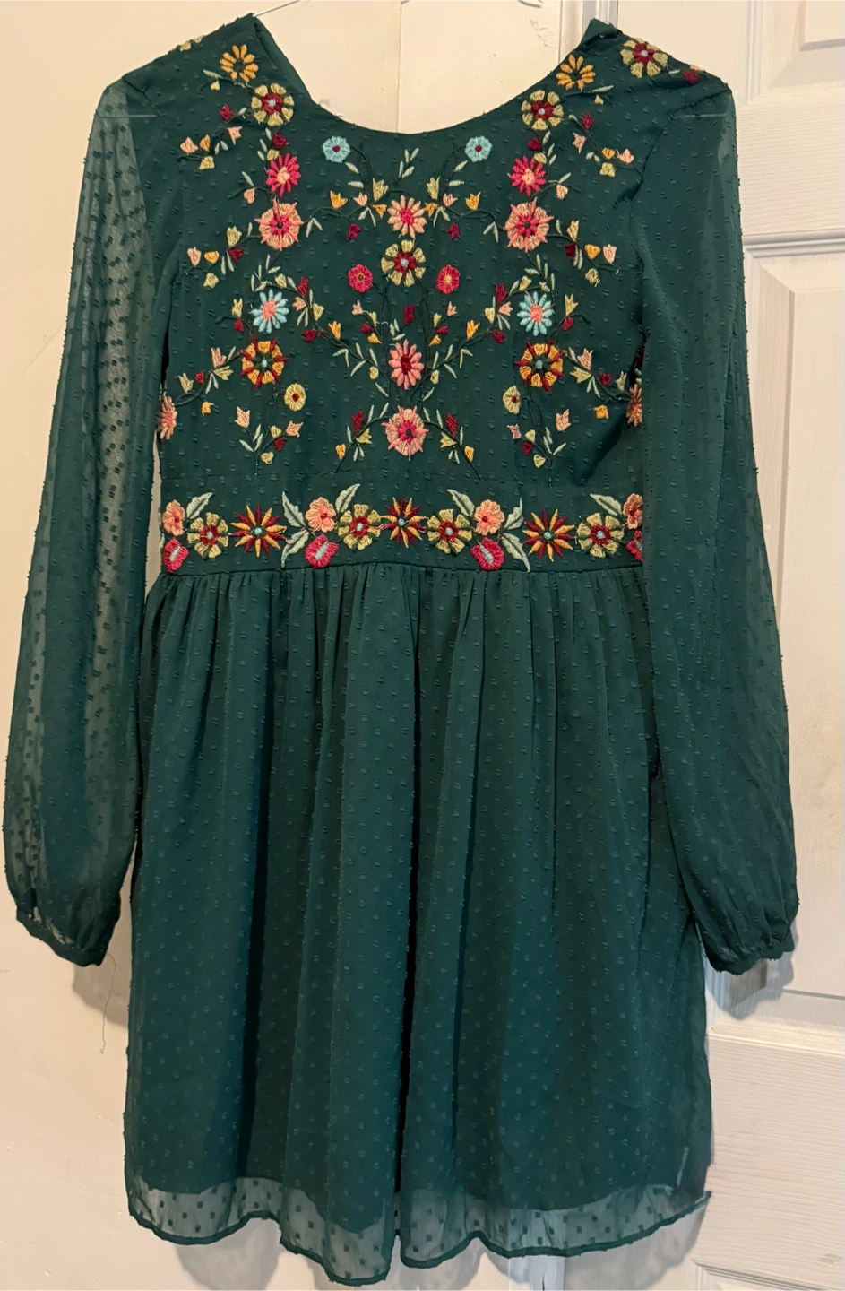 ZARA Trafaluc Collection Embroidered Dress - photo 2