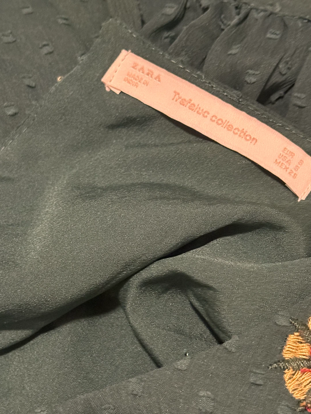 ZARA Trafaluc Collection Embroidered Dress - photo 5