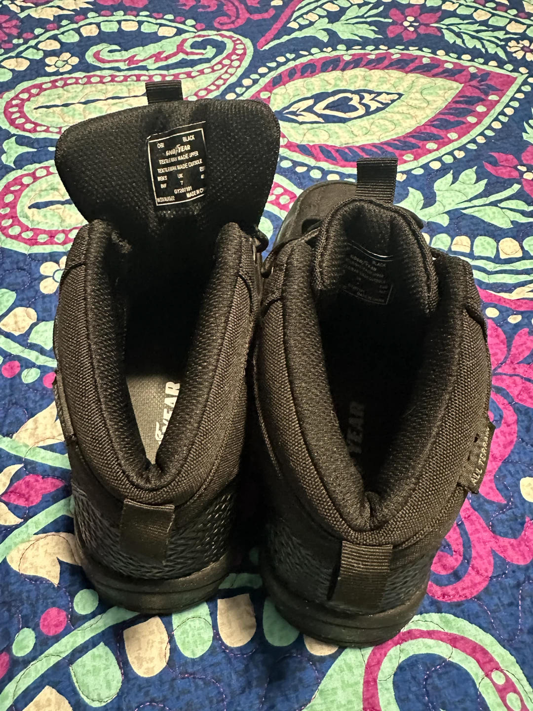 Goodyear Mens All Terrain Boots Black Size 8 - photo 2