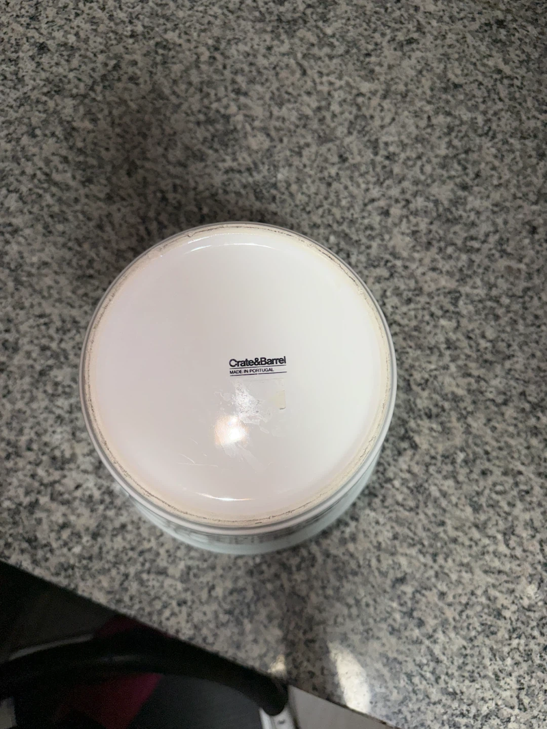 Crate & Barrel Ceramic Popcorn Bowl - photo 3