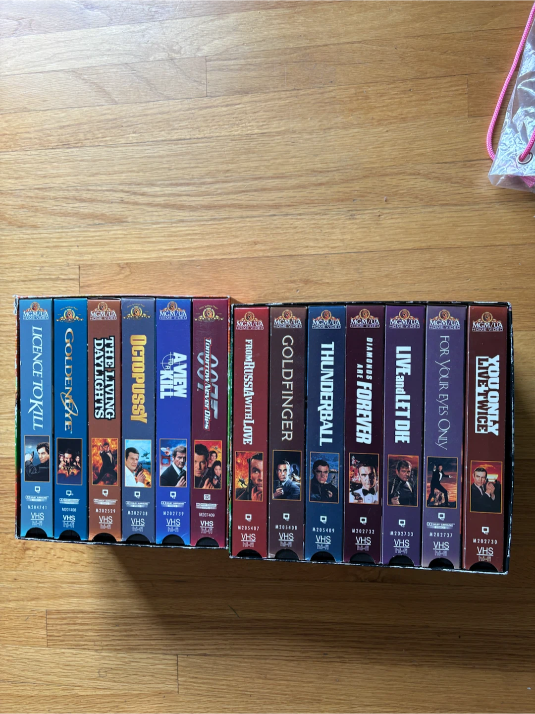 James Bond 007 VHS Collection