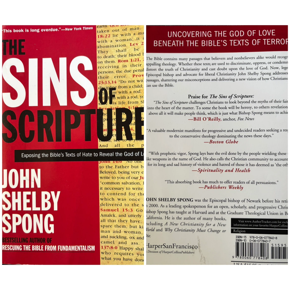 “The Sins Of Scripture” by John Shelby Spong