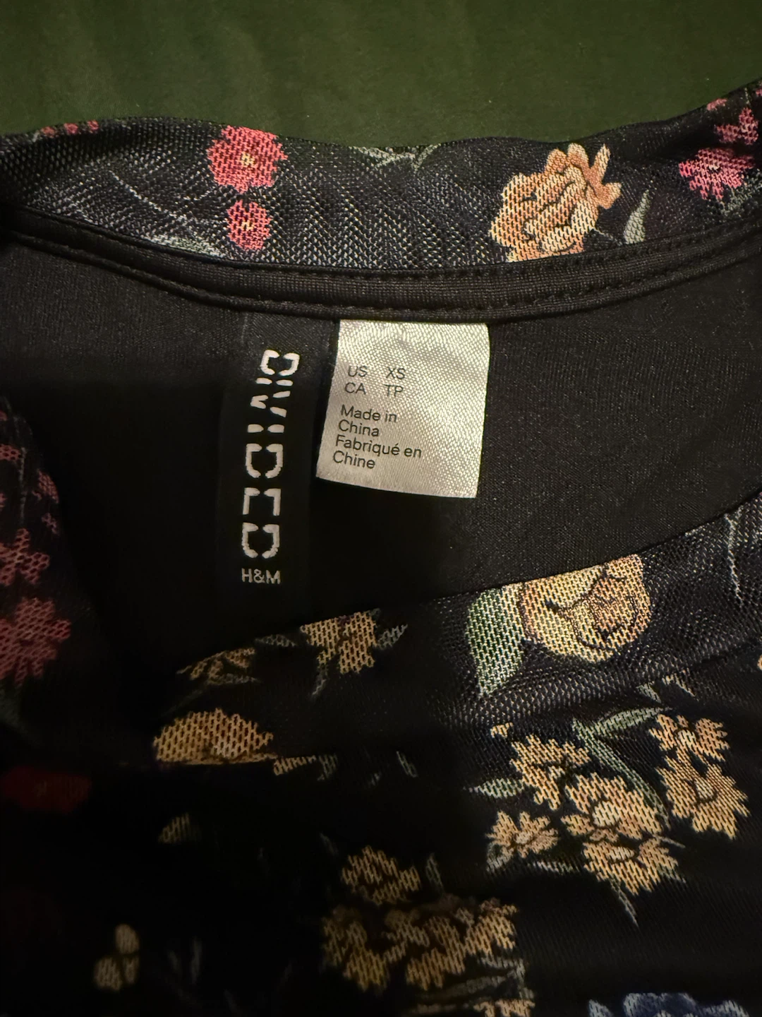 H&M Divided Floral Mesh Dress - photo 3