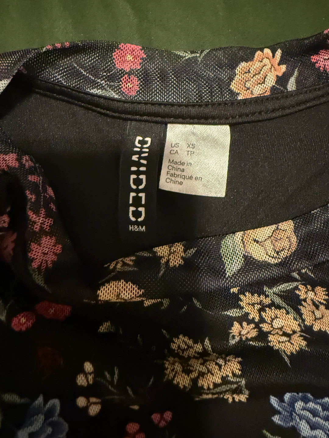 H&M Divided Floral Mesh Dress - photo 4