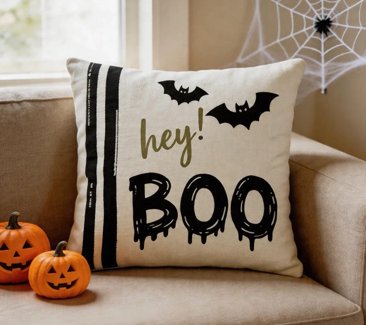 Set of 4 Halloween Decorative Throw Cushions - photo 2