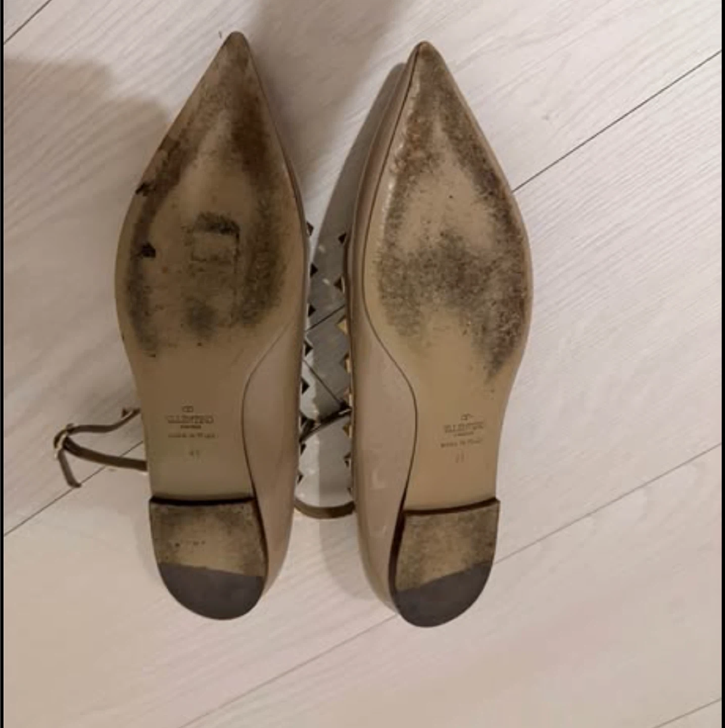 Valentino Garavani rockstud patent leather ballet flats - photo 3