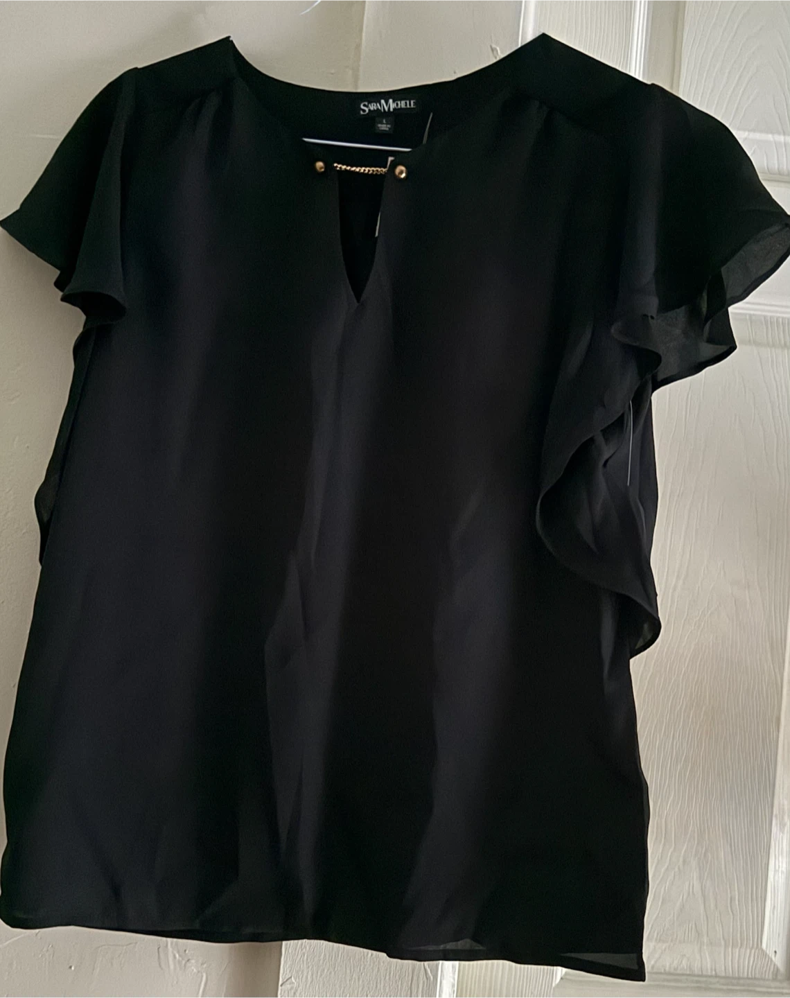 Sara Michele Black Blouse