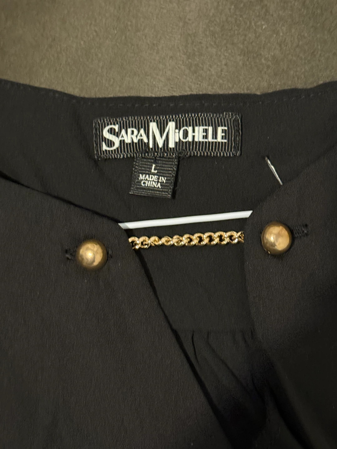 Sara Michele Black Blouse - photo 4