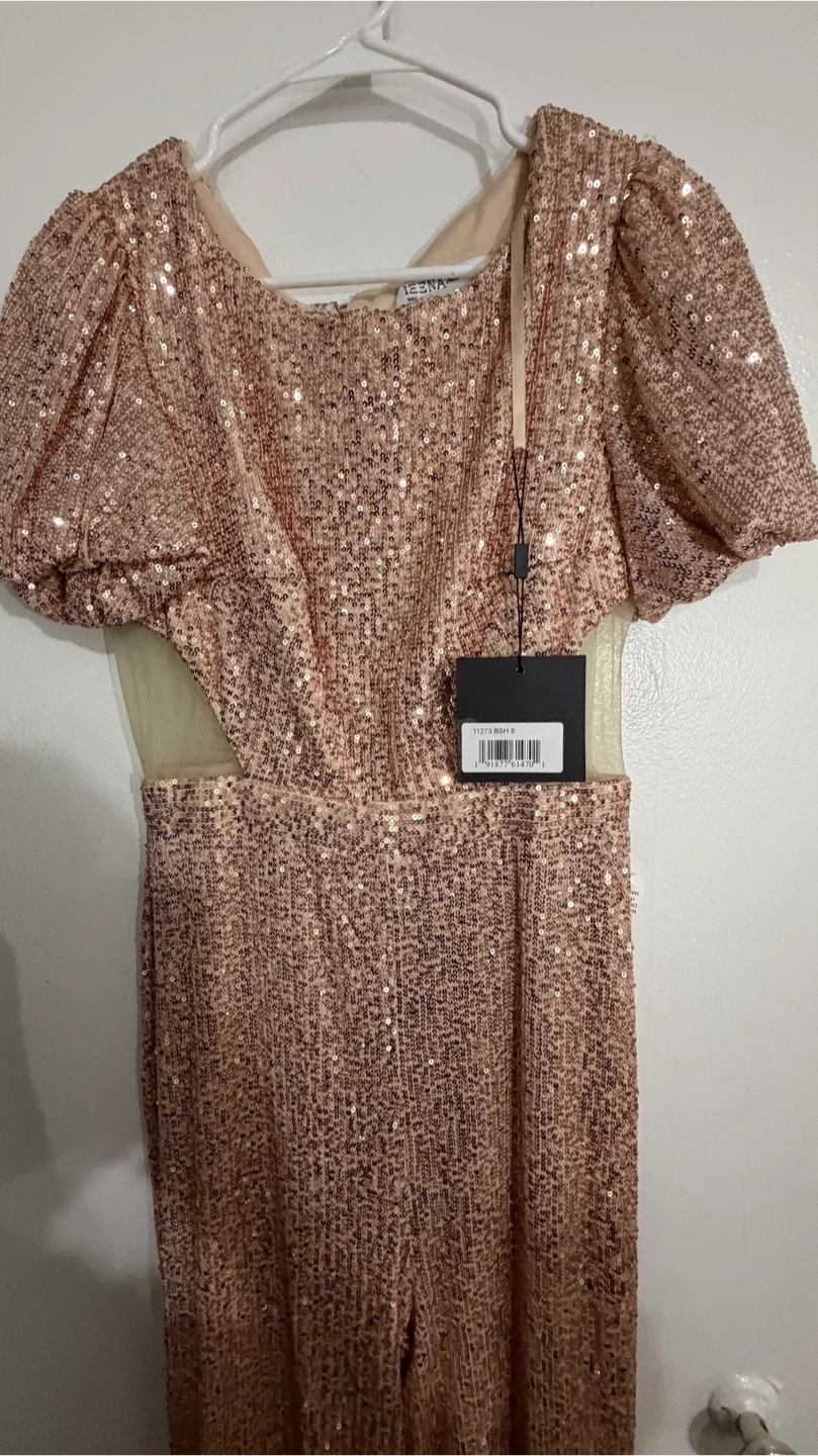 Ieena for Mac Duggal Sequin Jumpsuit - photo 4