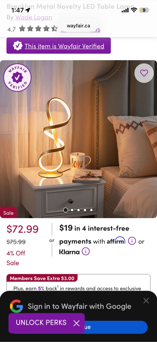 Modern Spiral LED Table Lamp - photo 2