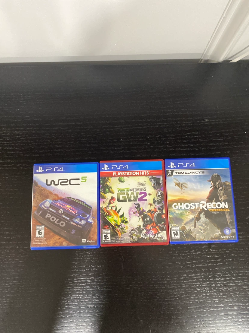 Three PS4 Games: WRC 5, Plants vs. Zombies GW2, Ghost Recon