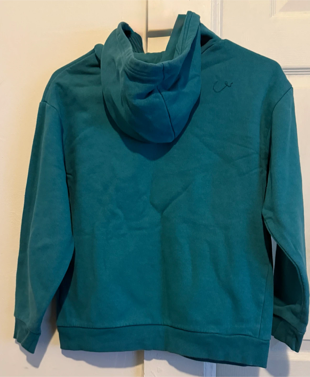 H&M Teal Hoodie Size 10-12A - photo 2