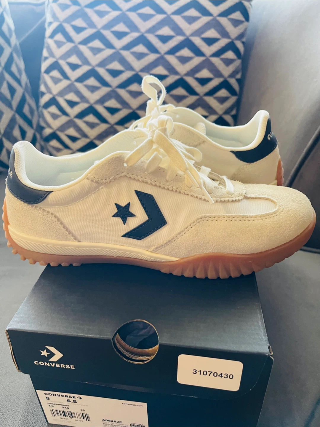 Converse Run Star Trainer OX Egret/Black
