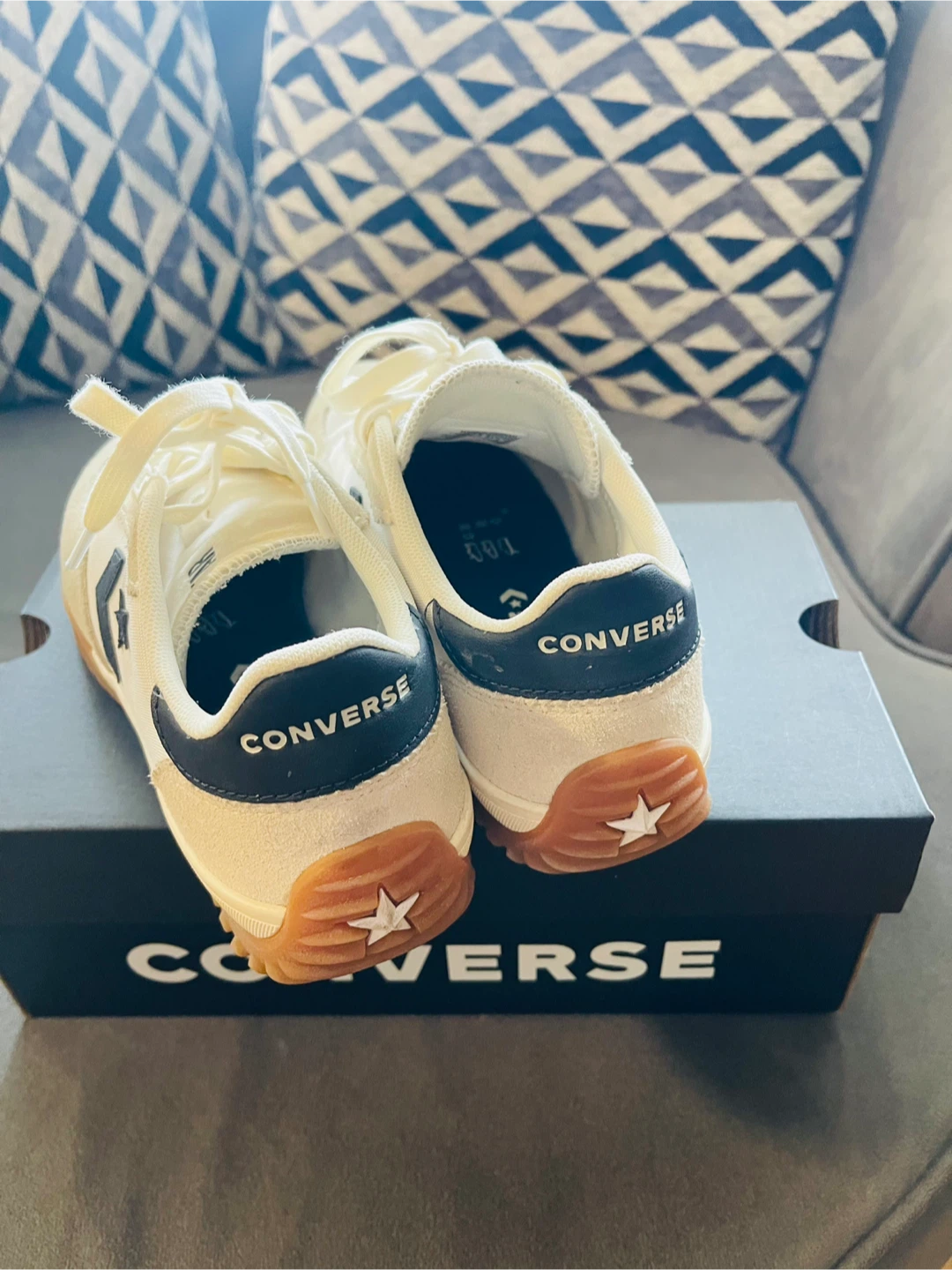 Converse Run Star Trainer OX Egret/Black - photo 3