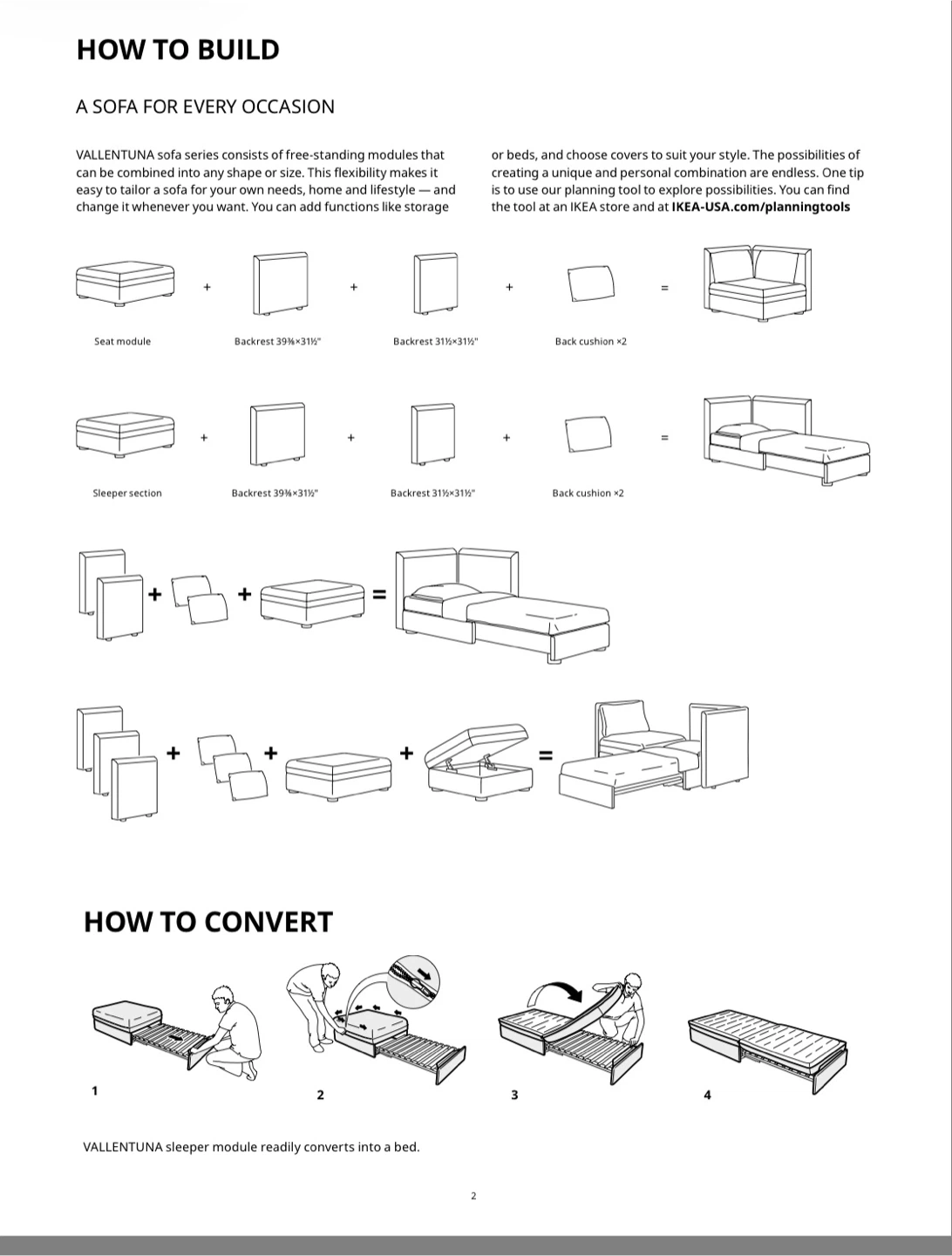 IKEA Vallentuna Modular Sofa - photo 3