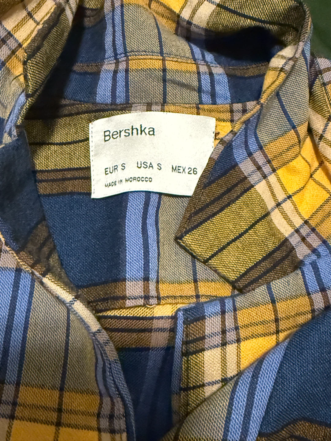 Bershka Plaid Double-Breasted Dress - photo 5
