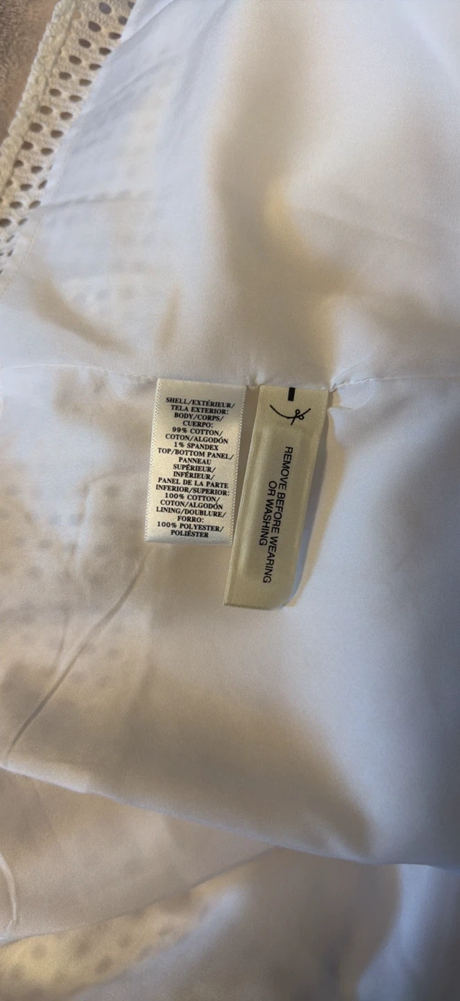 New Ann Taylor White Sleeveless Dress - size 2 - photo 2