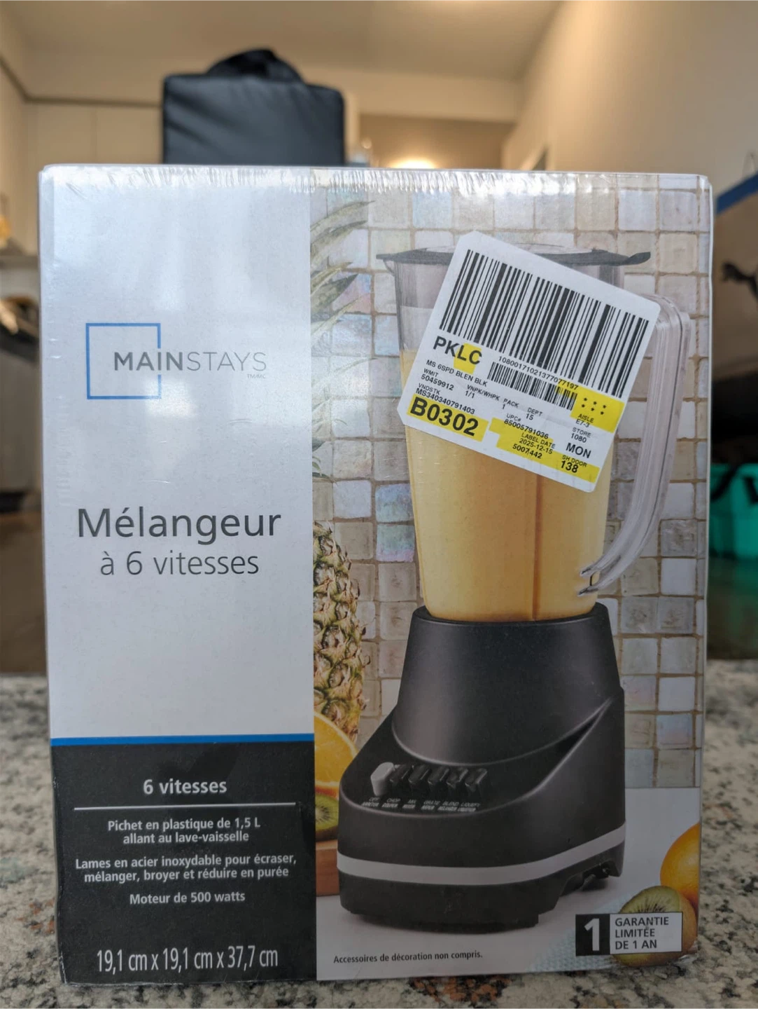 Mainstays 6-Speed Blender