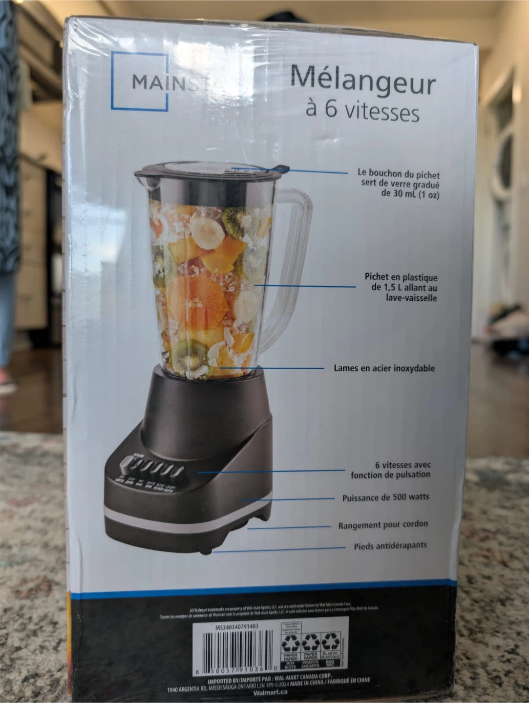 Mainstays 6-Speed Blender - photo 3
