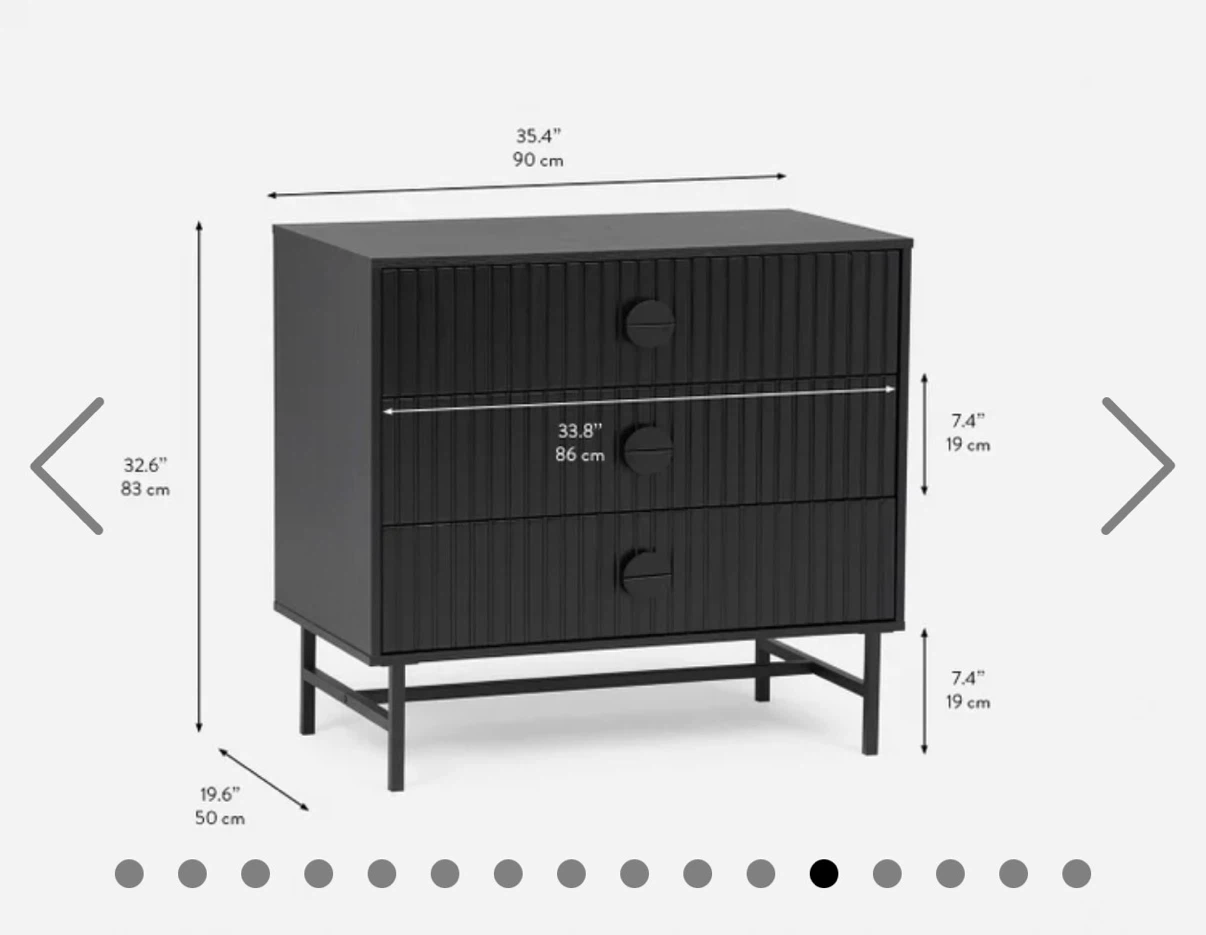 Structube Montana 3-drawer dresser - photo 4