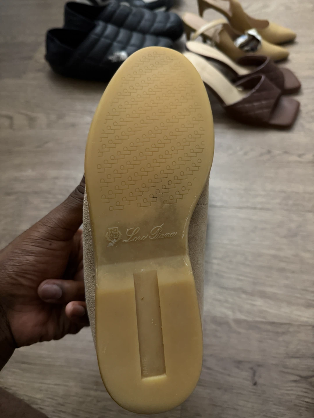 Loro Piana Suede Shearling Shoes - photo 3