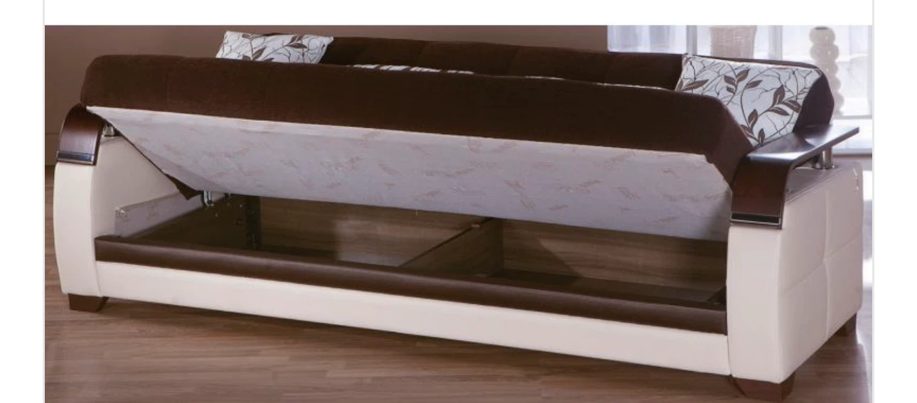 Convertible Sofa Bed with Storage - photo 3