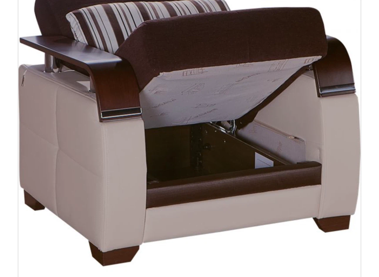 Convertible Sofa Bed with Storage - photo 5