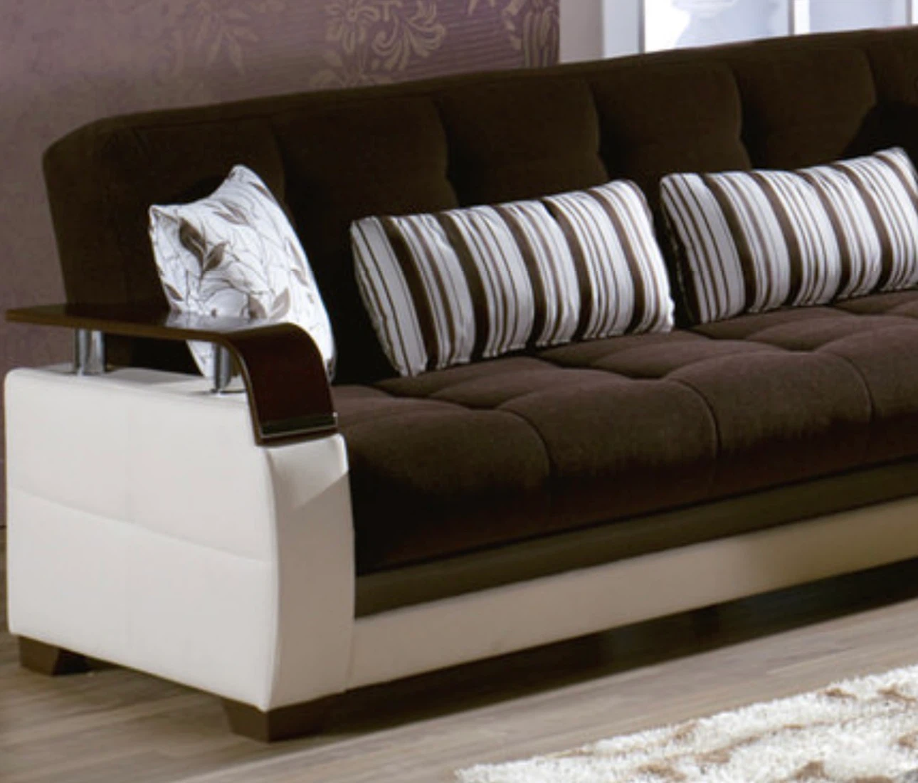 Convertible Sofa Bed with Storage