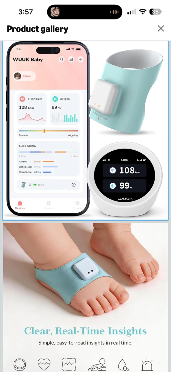 WUUK Baby Smart Monitor System