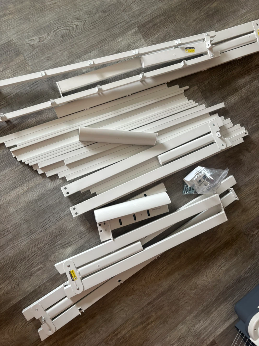 White Queen Metal Bed Frame - Like NEW, ALREADY DISASSEMBLED - photo 2