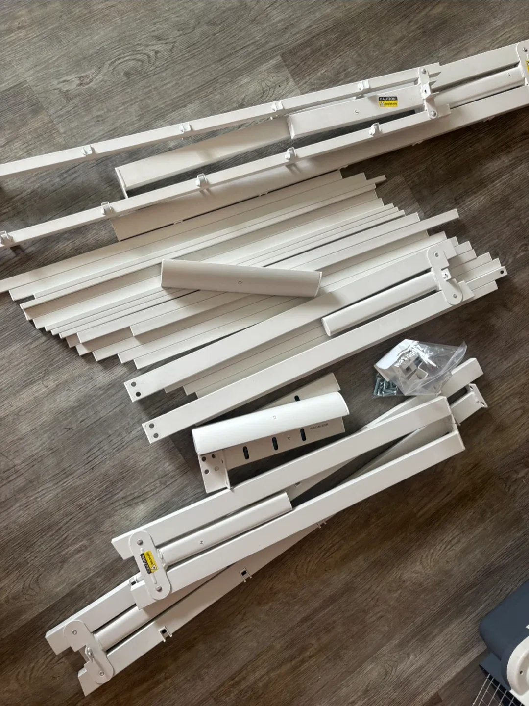 White Queen Metal Bed Frame - Like NEW, ALREADY DISASSEMBLED - photo 2